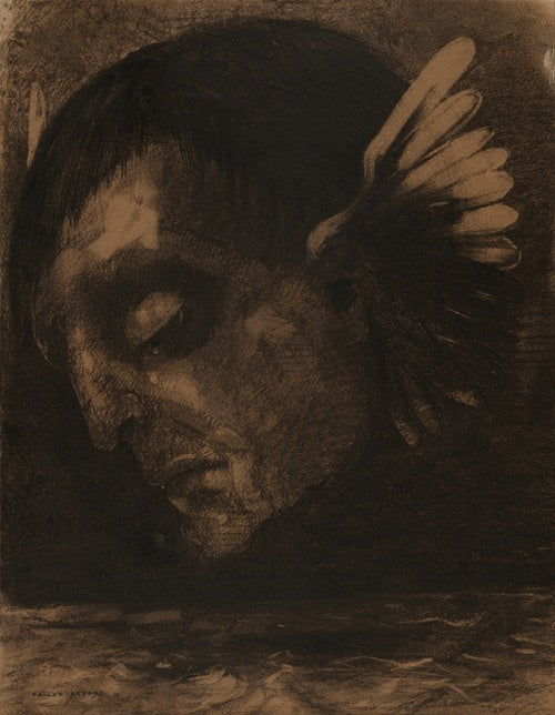 Tears (Les Pleurs) (1878) by Odilon Redon