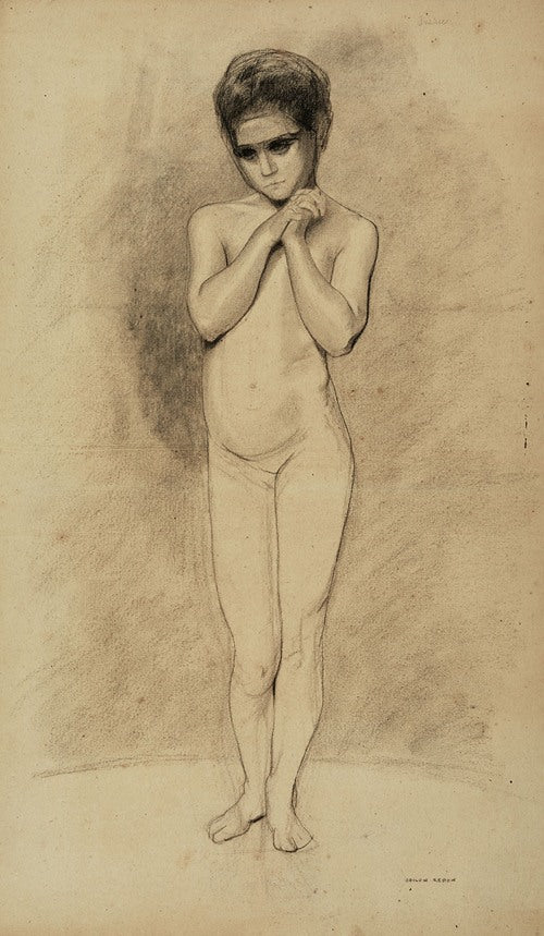 Enfant nu (circa 1906) by Odilon Redon