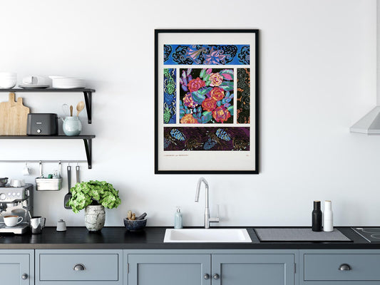 Patrón floral Art Déco, variación 9 de Édouard Bénédictus