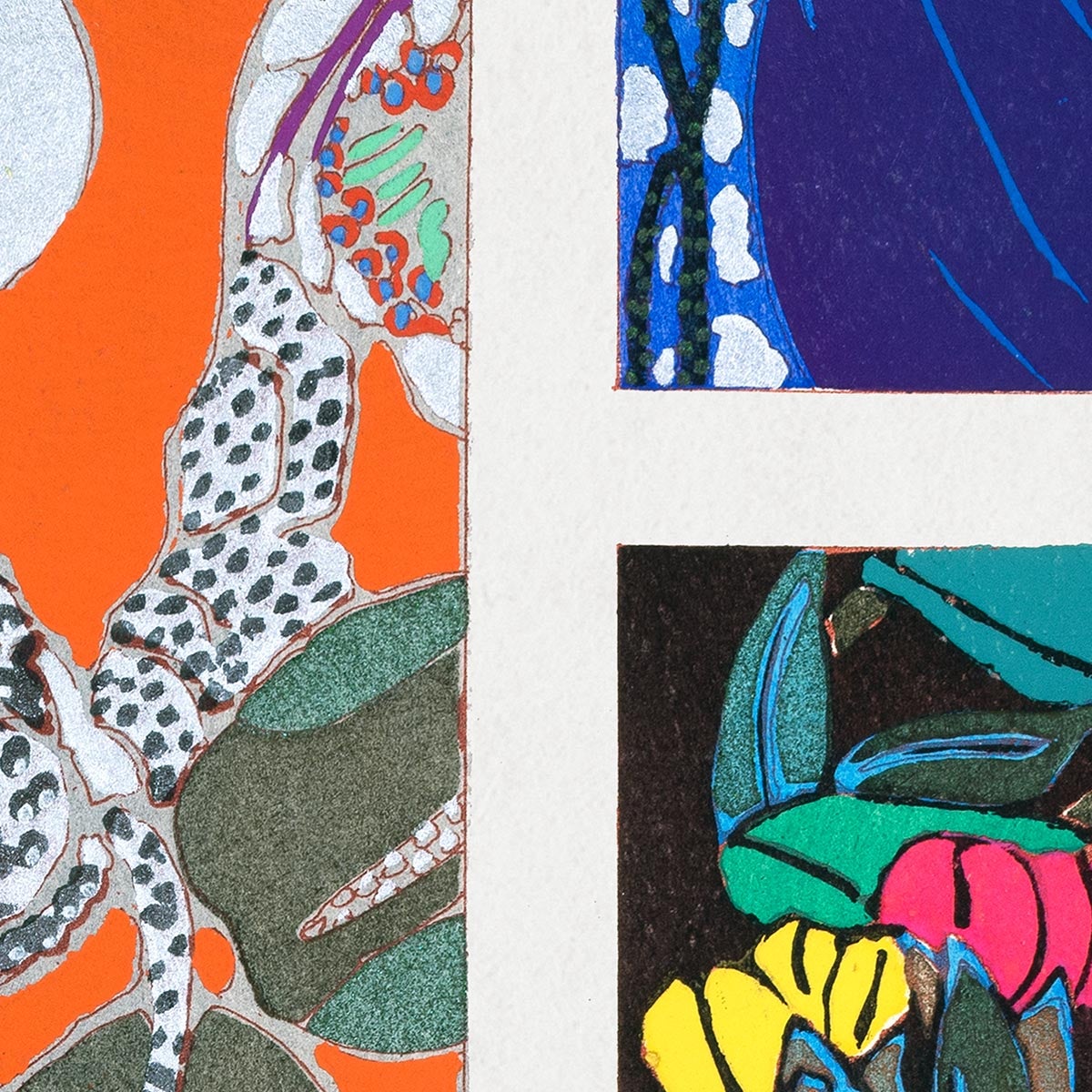 Patrón Art Déco vintage, variación 1 de Édouard Bénédictus