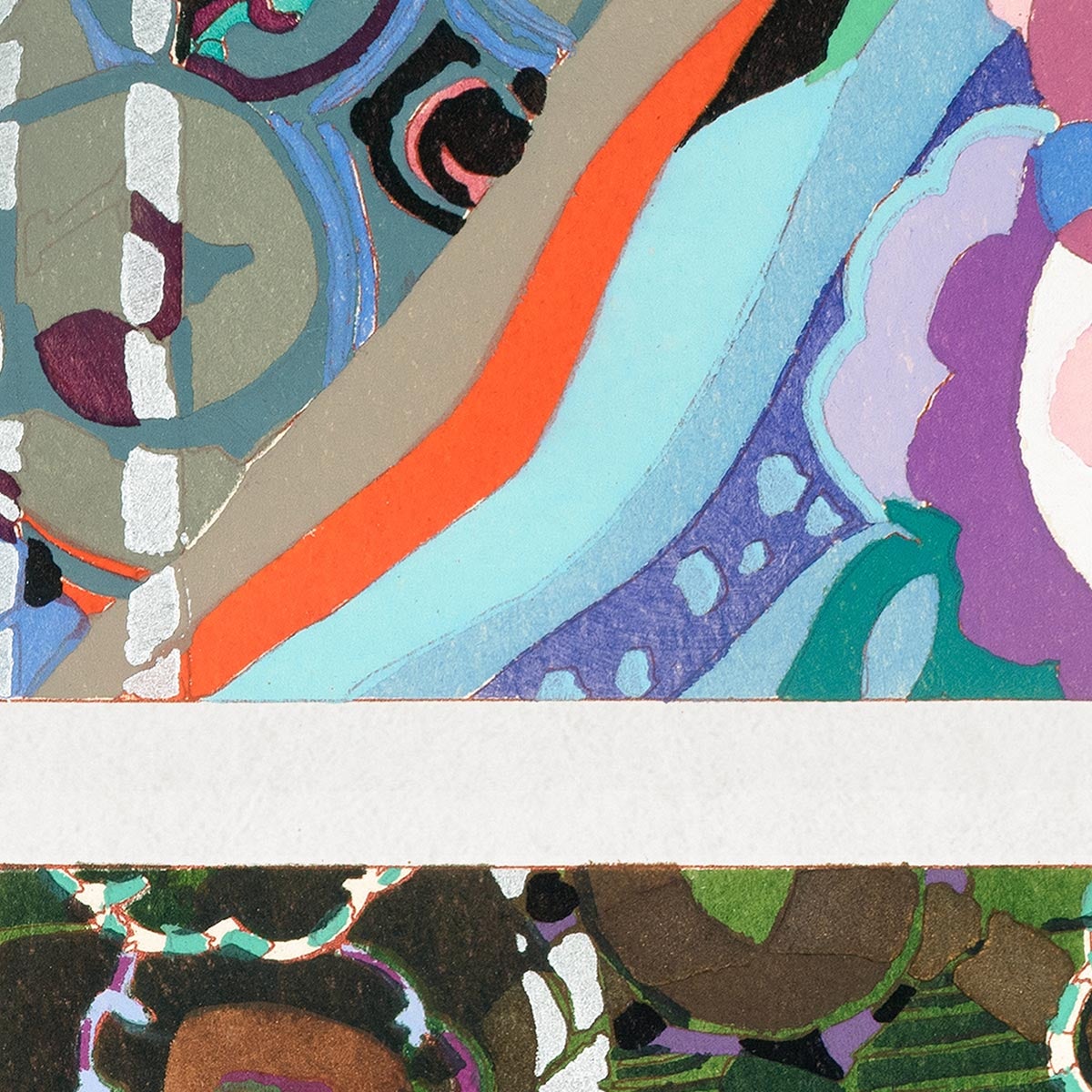 Vintage Art Deco Pattern, Variation 7 by Édouard Bénédictus