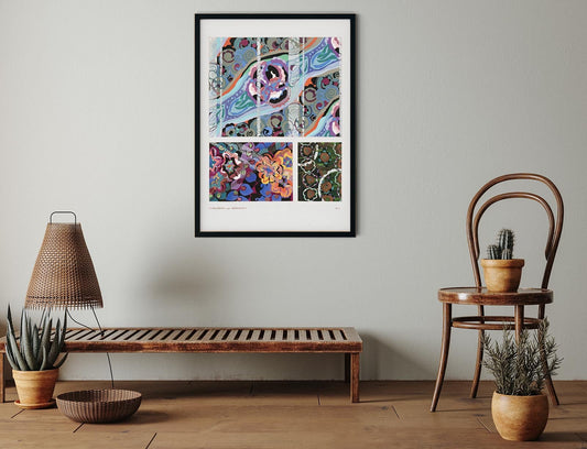 Patrón Art Déco vintage, variación 7 de Édouard Bénédictus