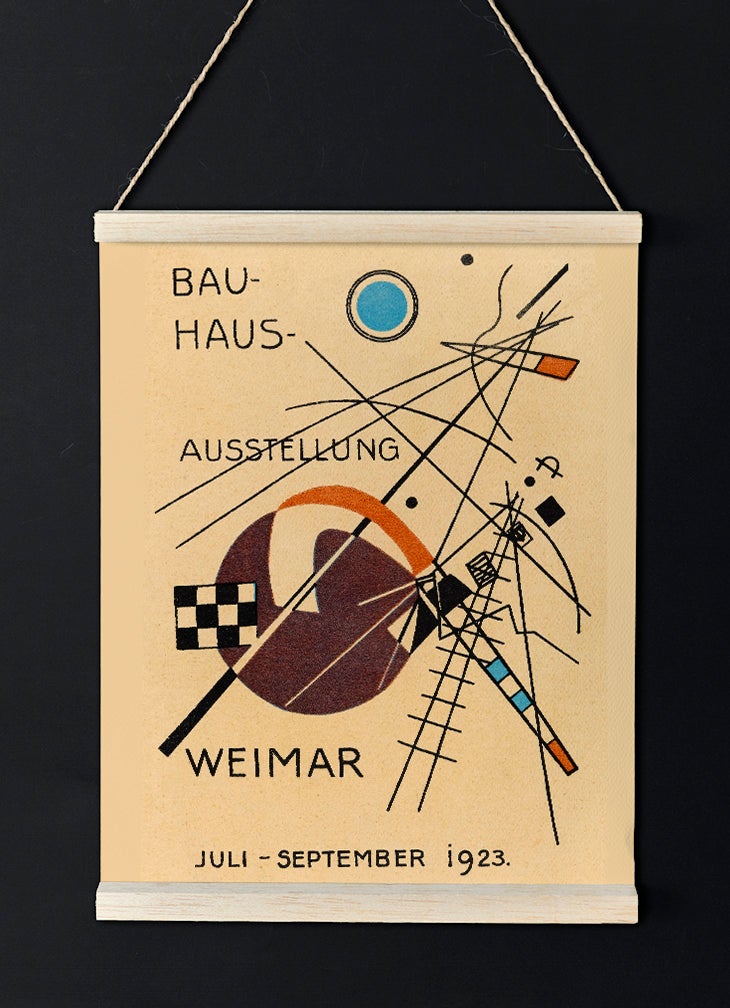 Póster Bauhaus Ausstellung 1923 Weimar de Wassily Kandinsky