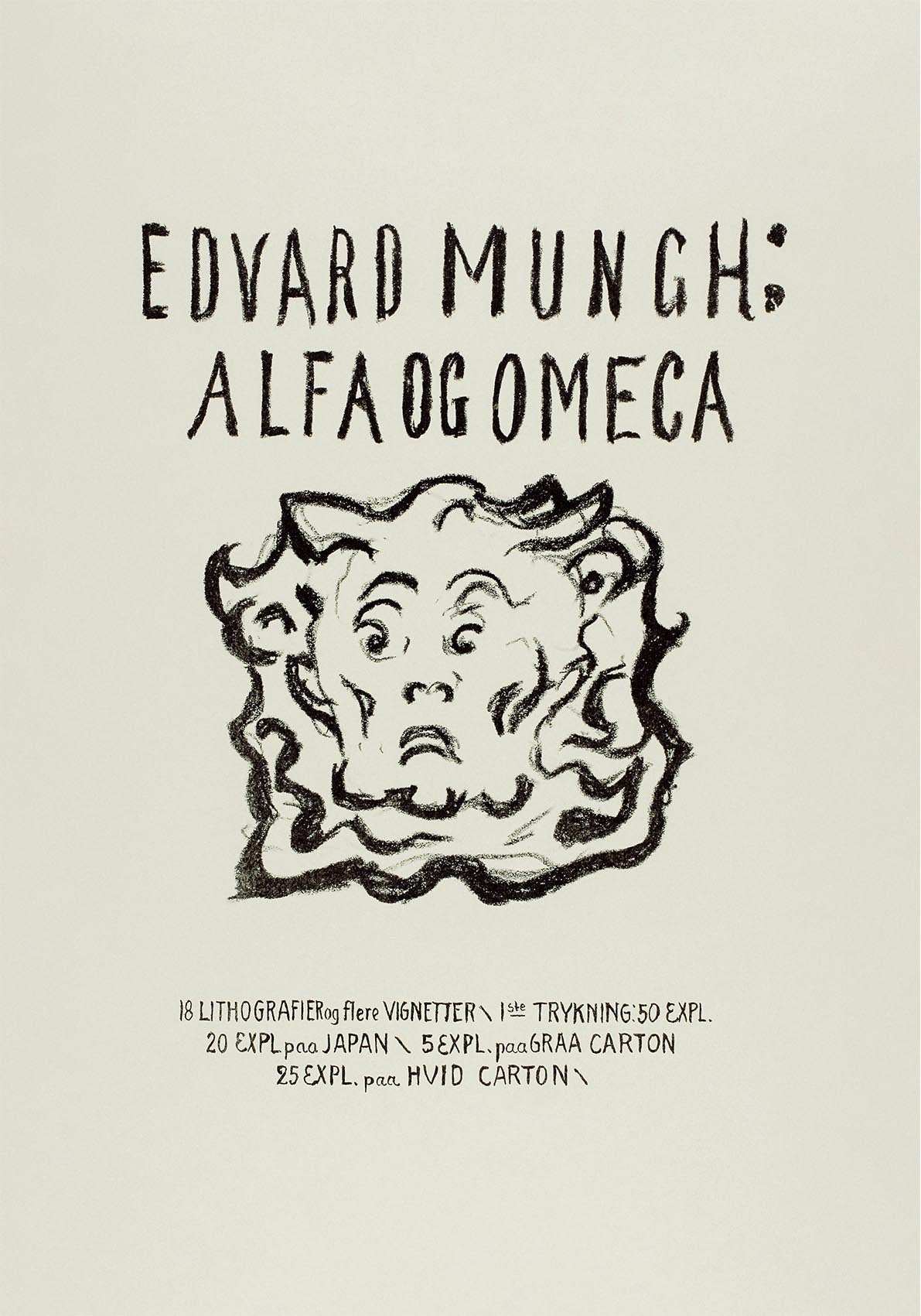 Póster de arte Alfa y Omega de Edvard Munch
