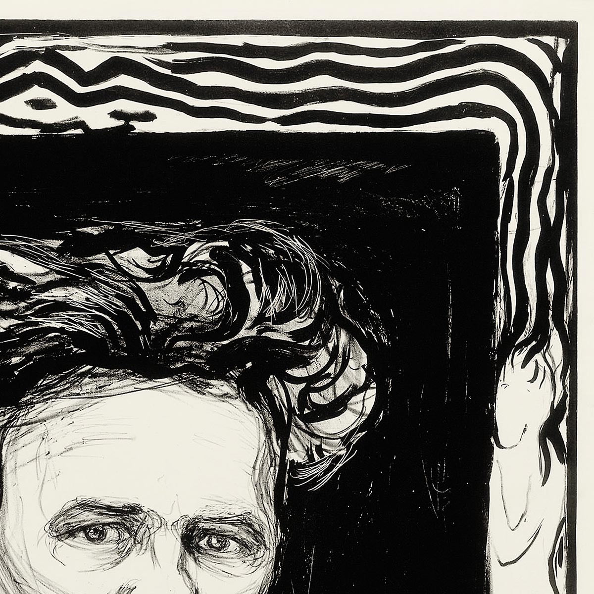 Póster artístico de "August Strindberg" de Edvard Munch