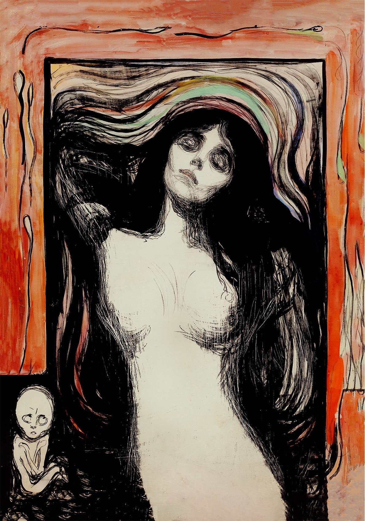 Póster artístico de Madonna de Edvard Munch