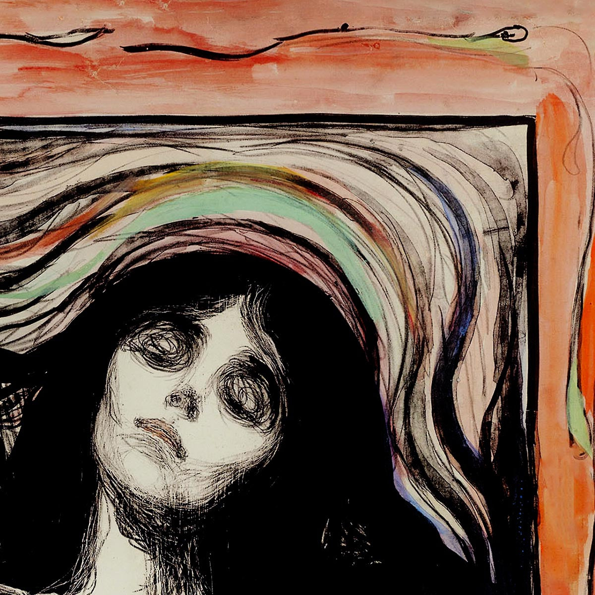 Póster artístico de Madonna de Edvard Munch