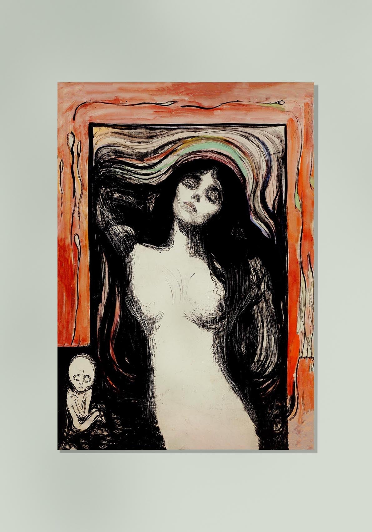 Póster artístico de Madonna de Edvard Munch