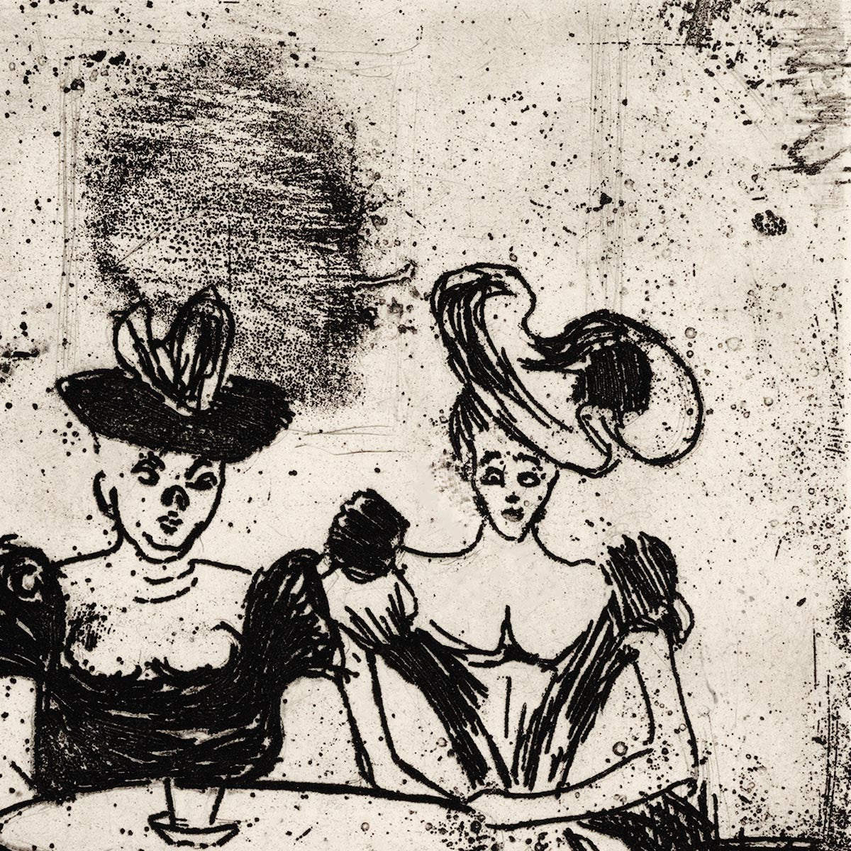 Afiche de la exposición Night Café Munch