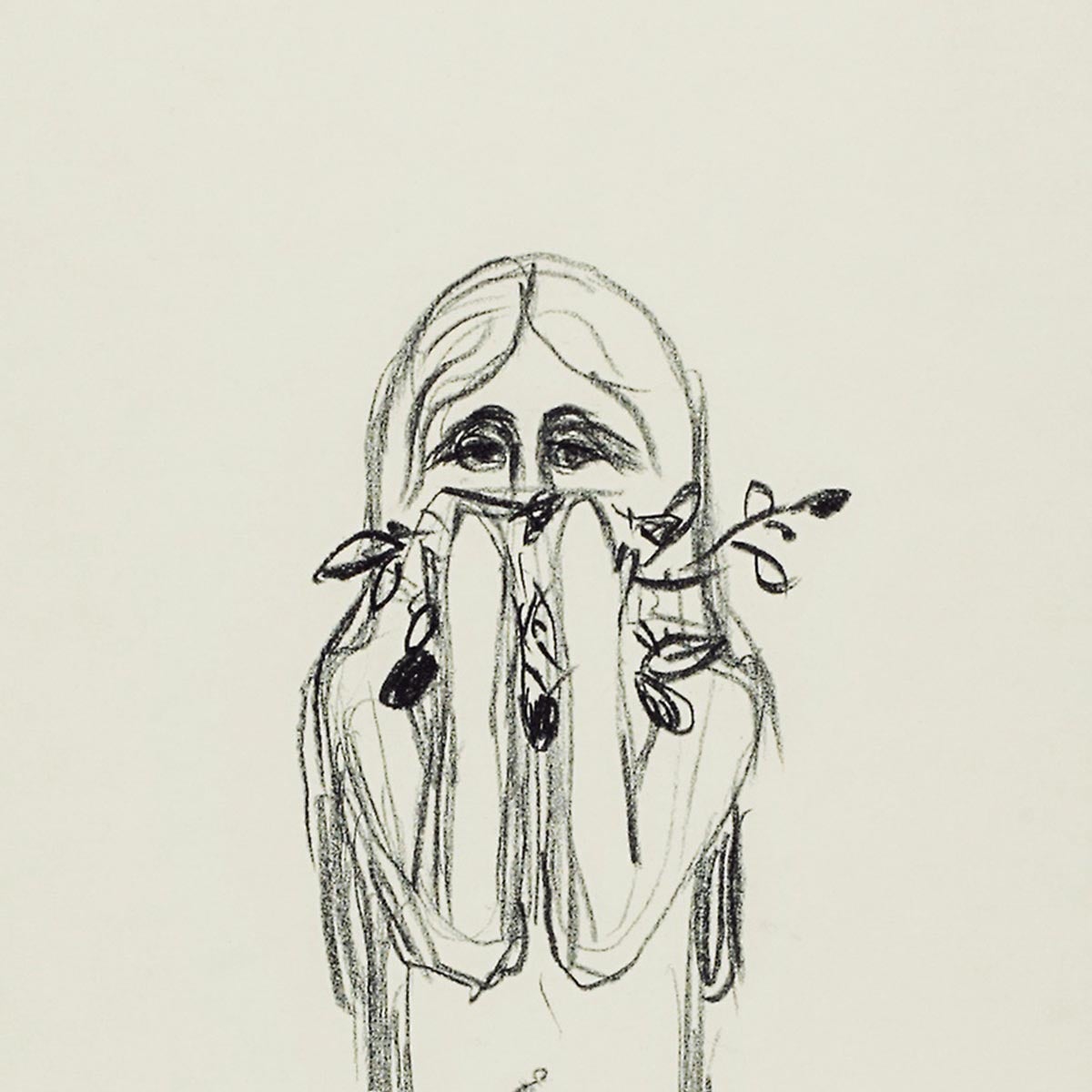 Póster de Omega y la flor de Edvard Munch