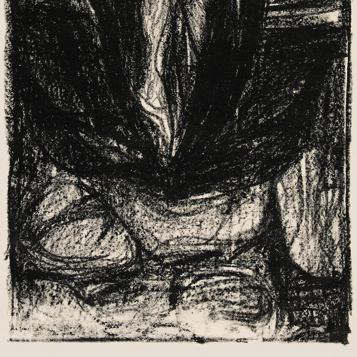 Póster artístico de La flor del amor de Edvard Munch