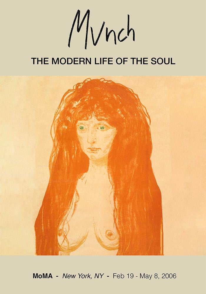 El cartel de la exposición Sin Munch