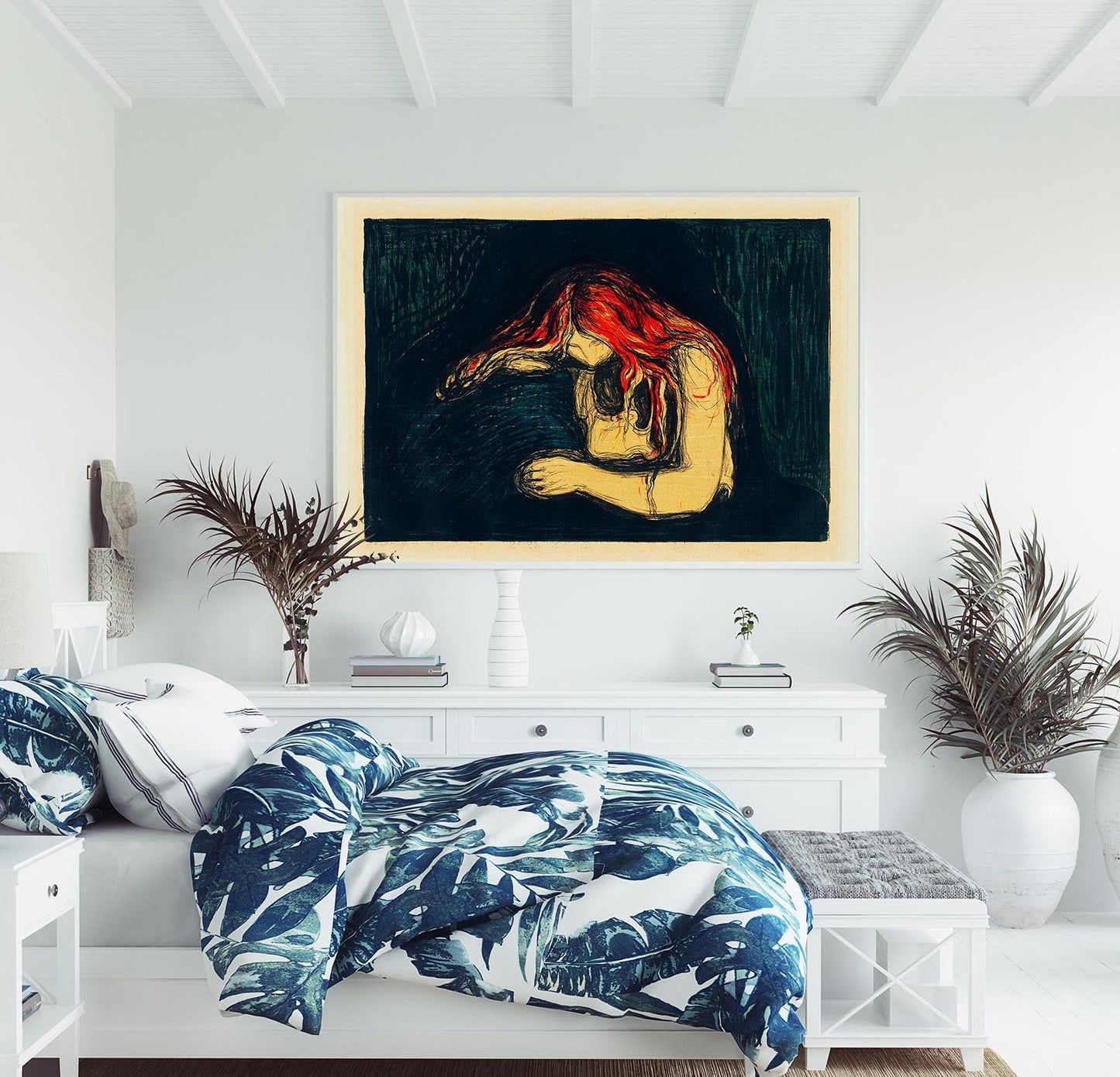 Edvard Munch The Vampire II Art Poster