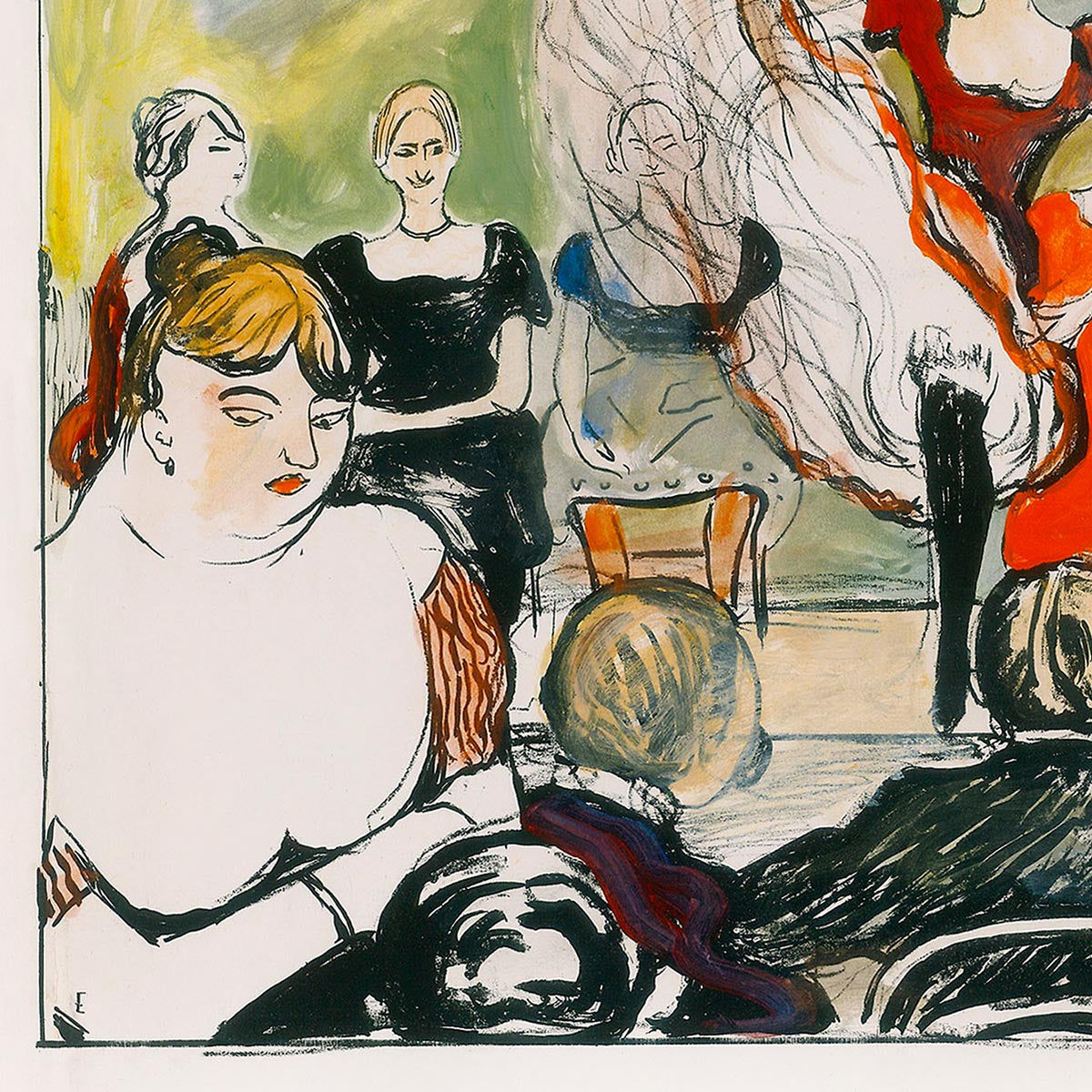 Póster artístico de Edvard Munch Tingletangle