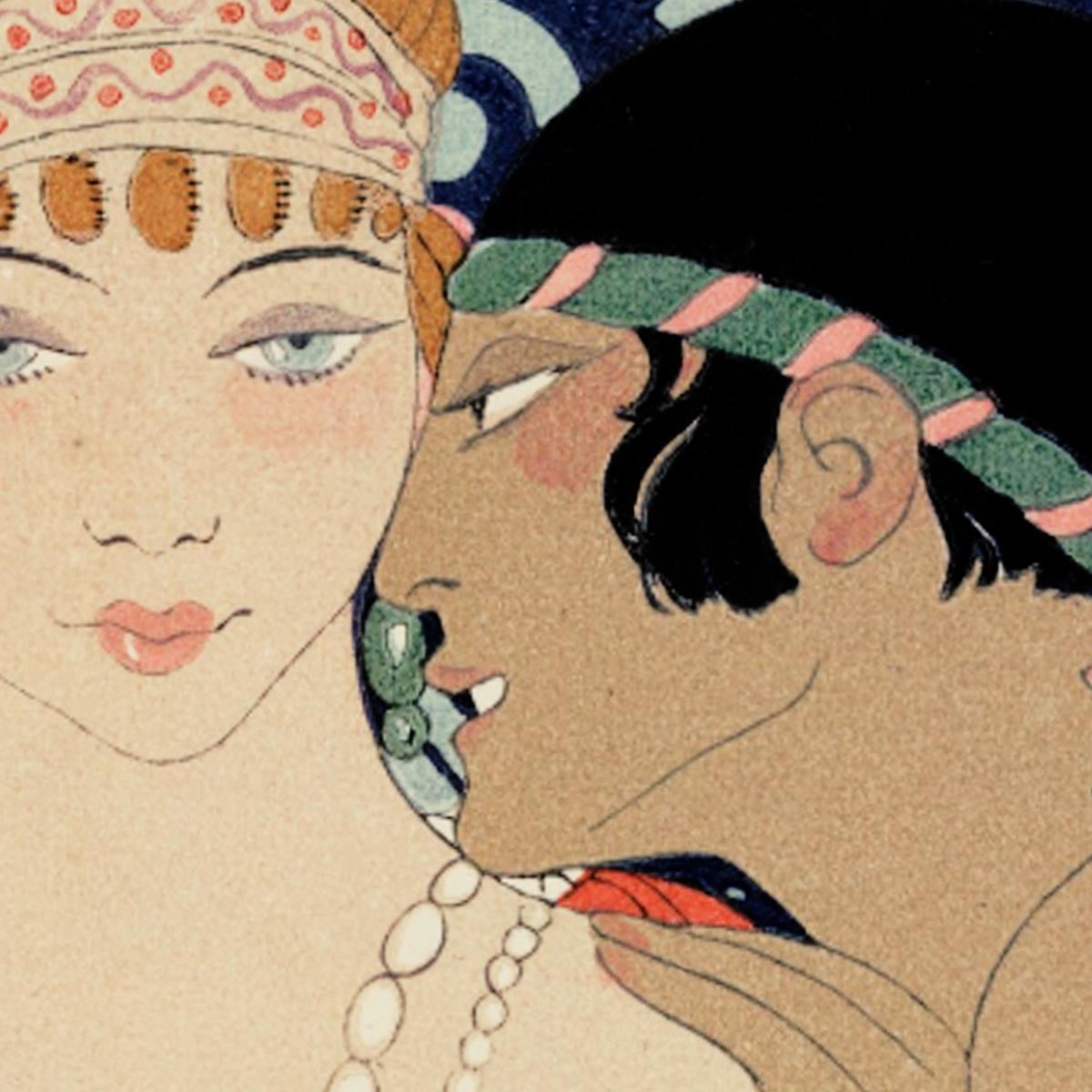 Póster Les Trois Beautes de Mnasidika Vintage