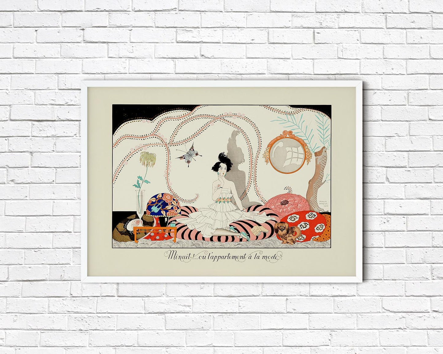 Minhuit... ou l_appartement a la mode Vintage Póster