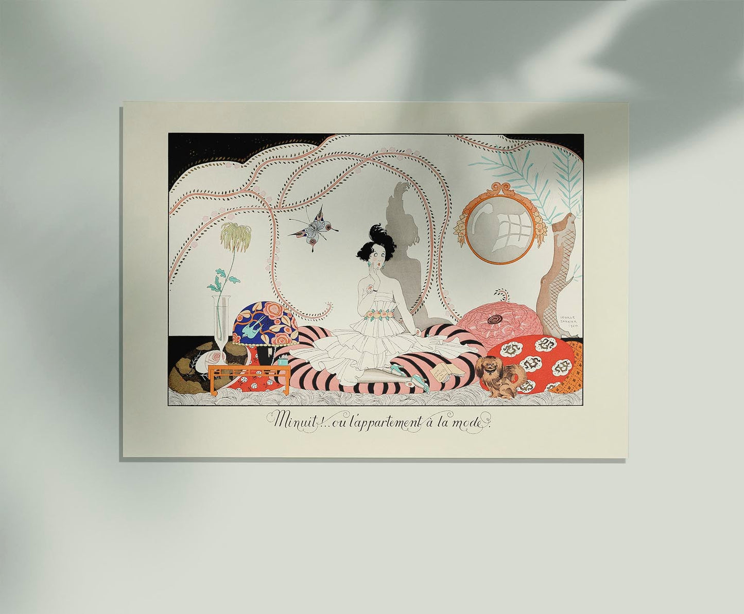 Minhuit... ou l_appartement a la mode Vintage Póster