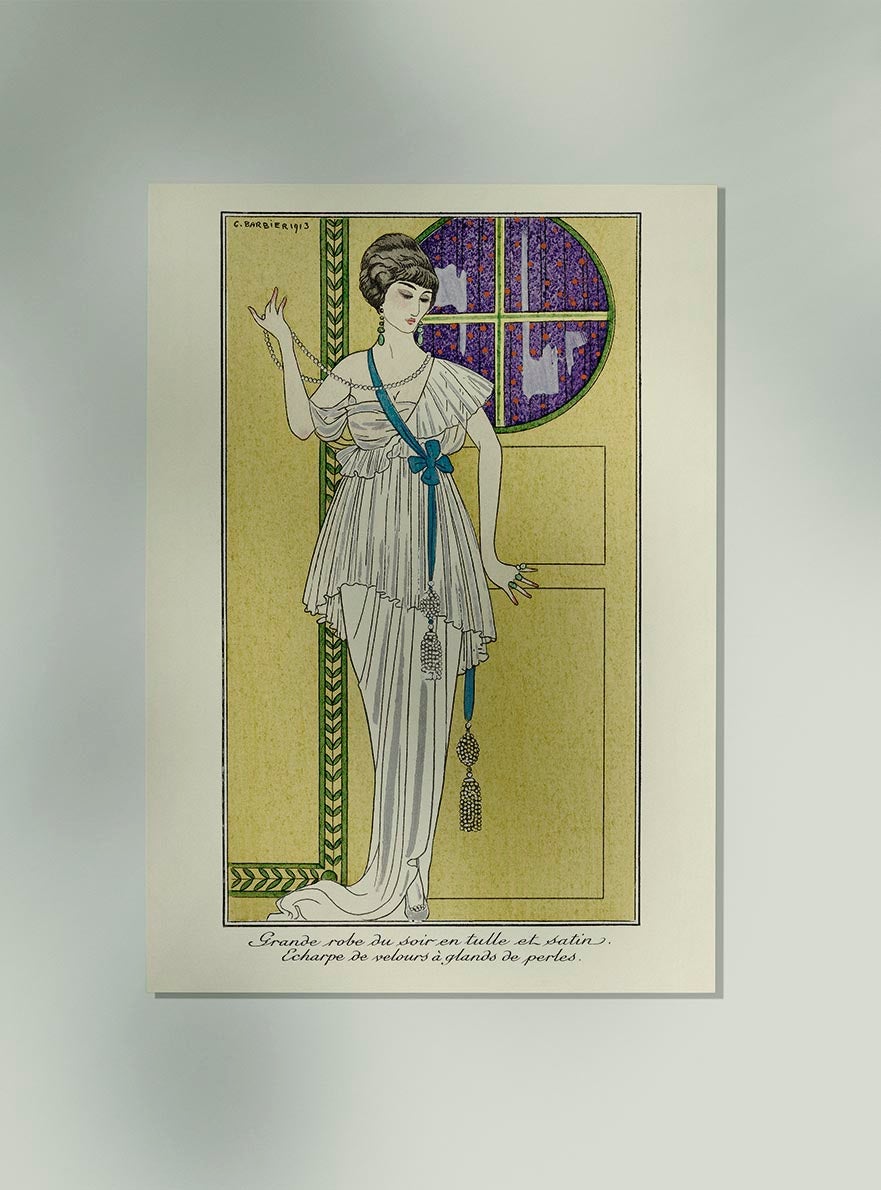 Trajes Parisiens, No. 84: Grande Robe du Soir