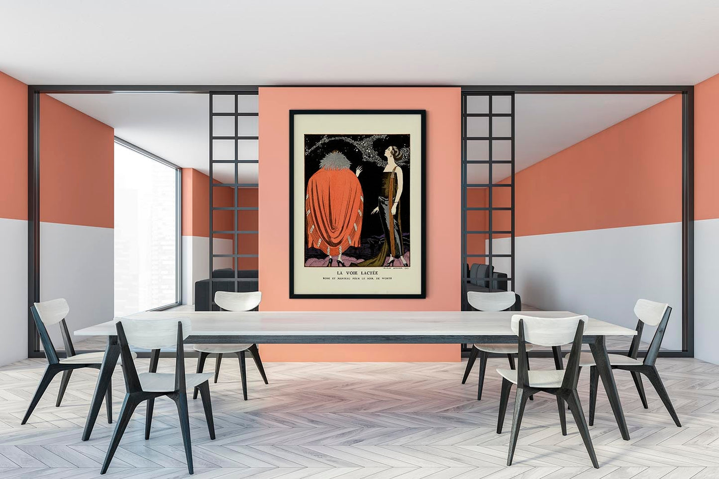 La Voie Lactée Vintage Póster