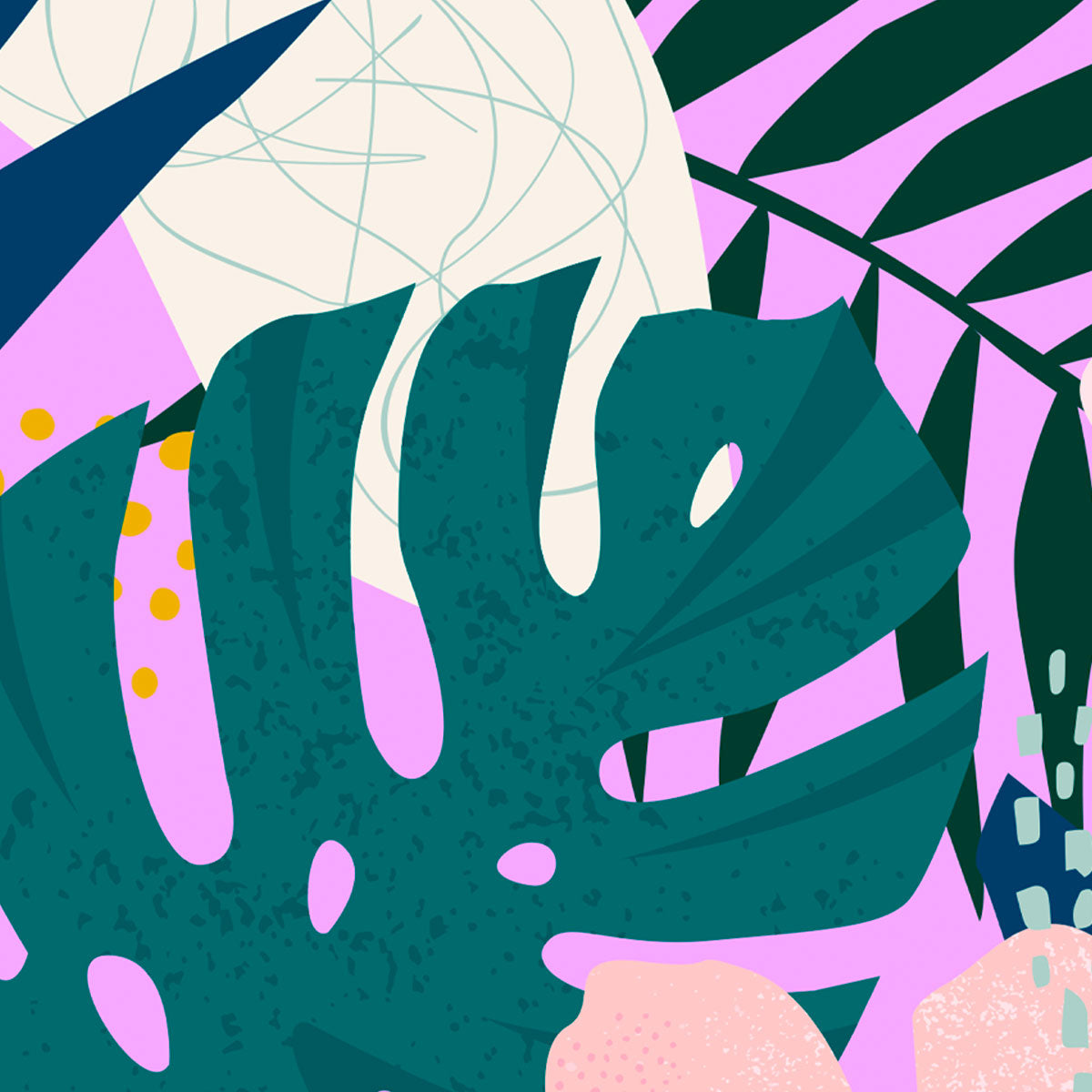 Conjunto de 2 láminas artísticas de flores irlandesas