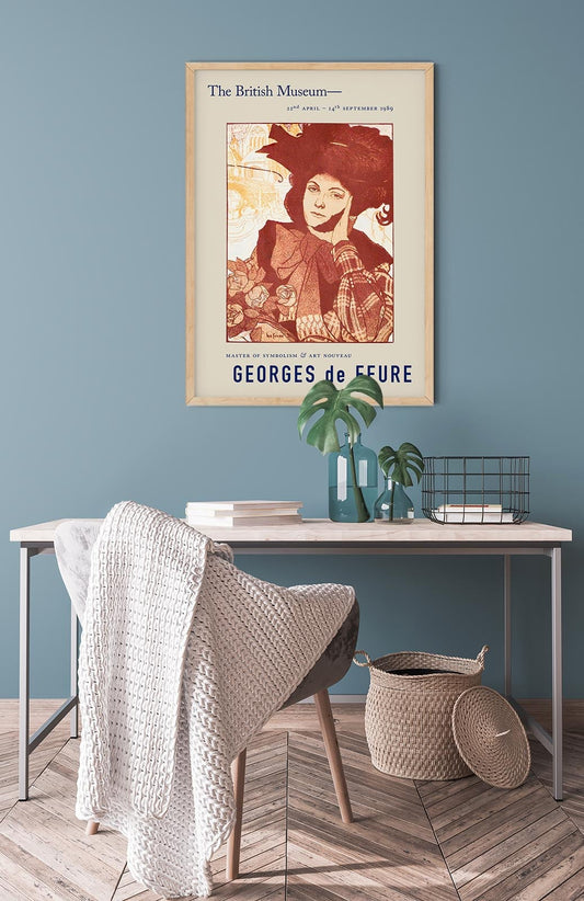 Póster Georges de Feure Chansons d'Atelier