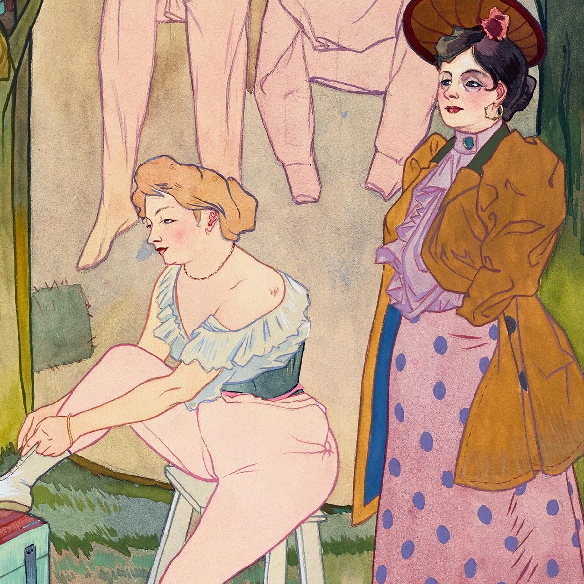 Cartel de la exposición Georges de Feure Le Cirque Corvi
