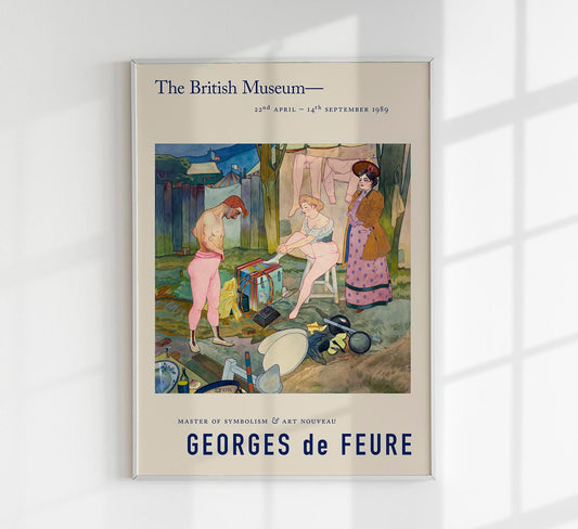 Cartel de la exposición Georges de Feure Le Cirque Corvi