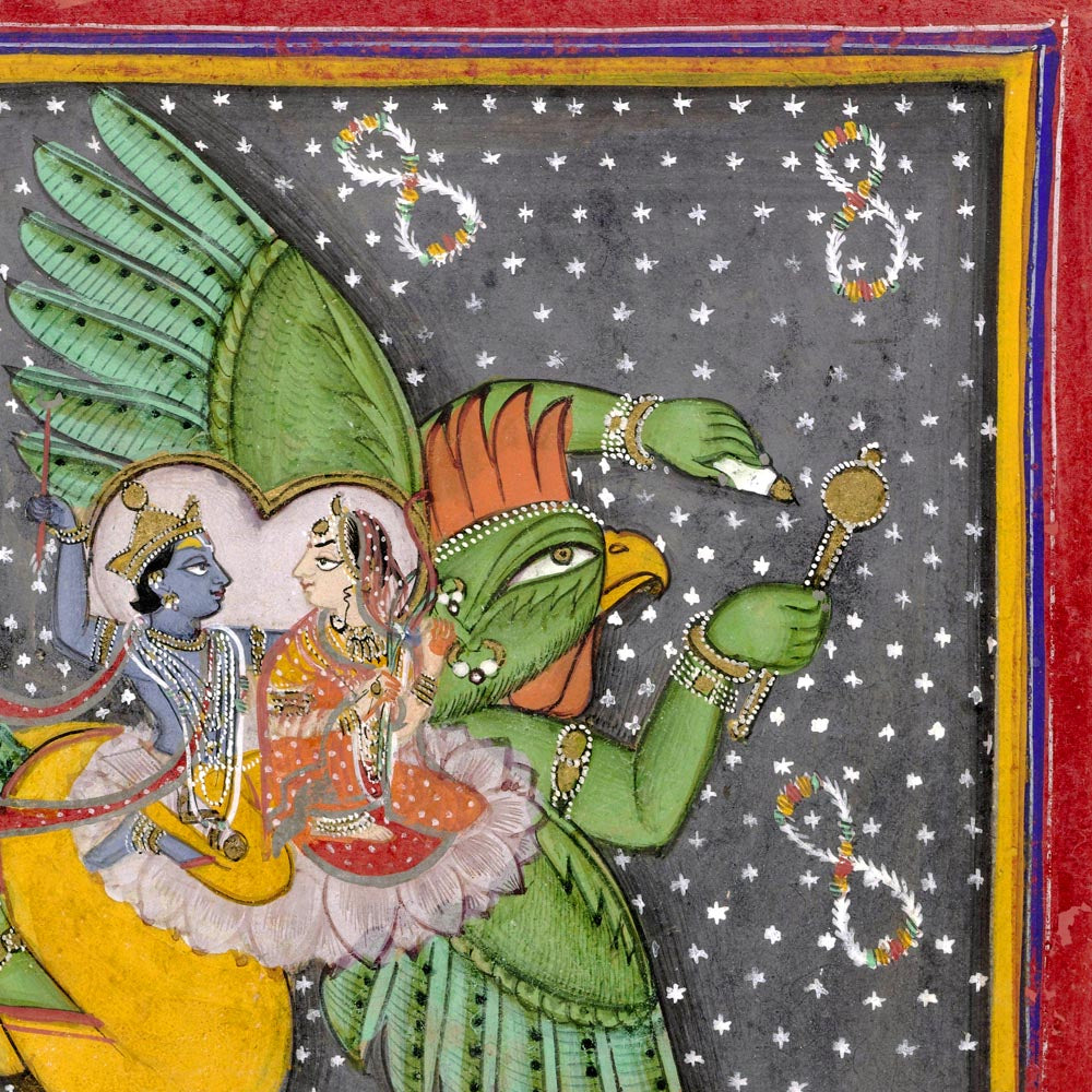 Conjunto de 3 láminas de dioses hindúes