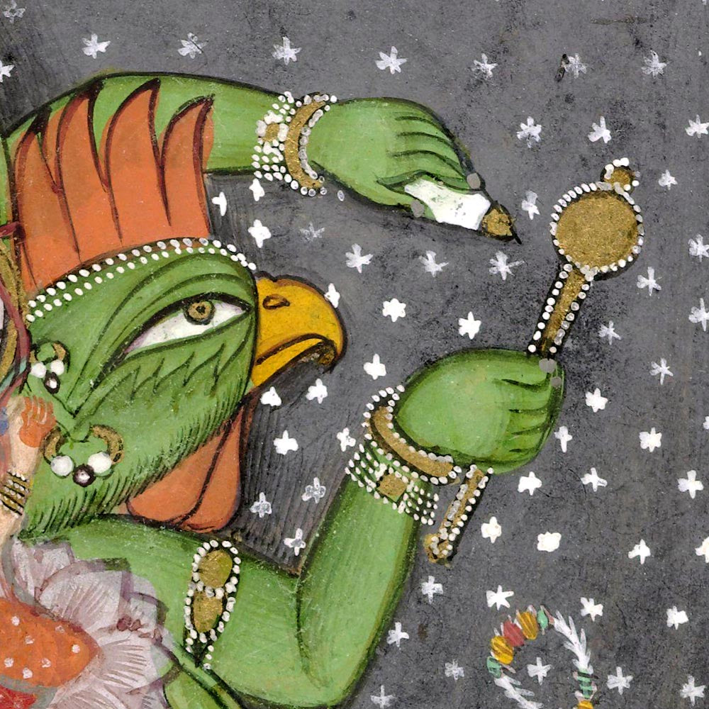 Conjunto de 3 láminas de dioses hindúes