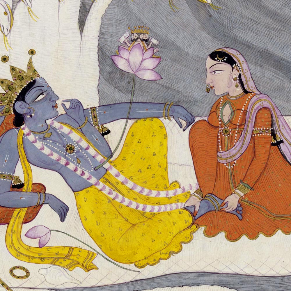 Conjunto de 3 láminas de dioses hindúes