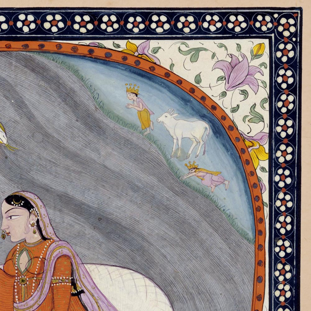 Conjunto de 3 láminas de dioses hindúes