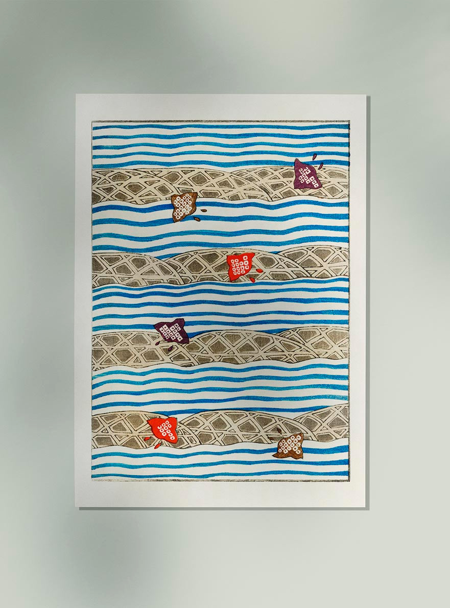 Patrón japonés de Bijutsu Sekai de Watanabe Seite