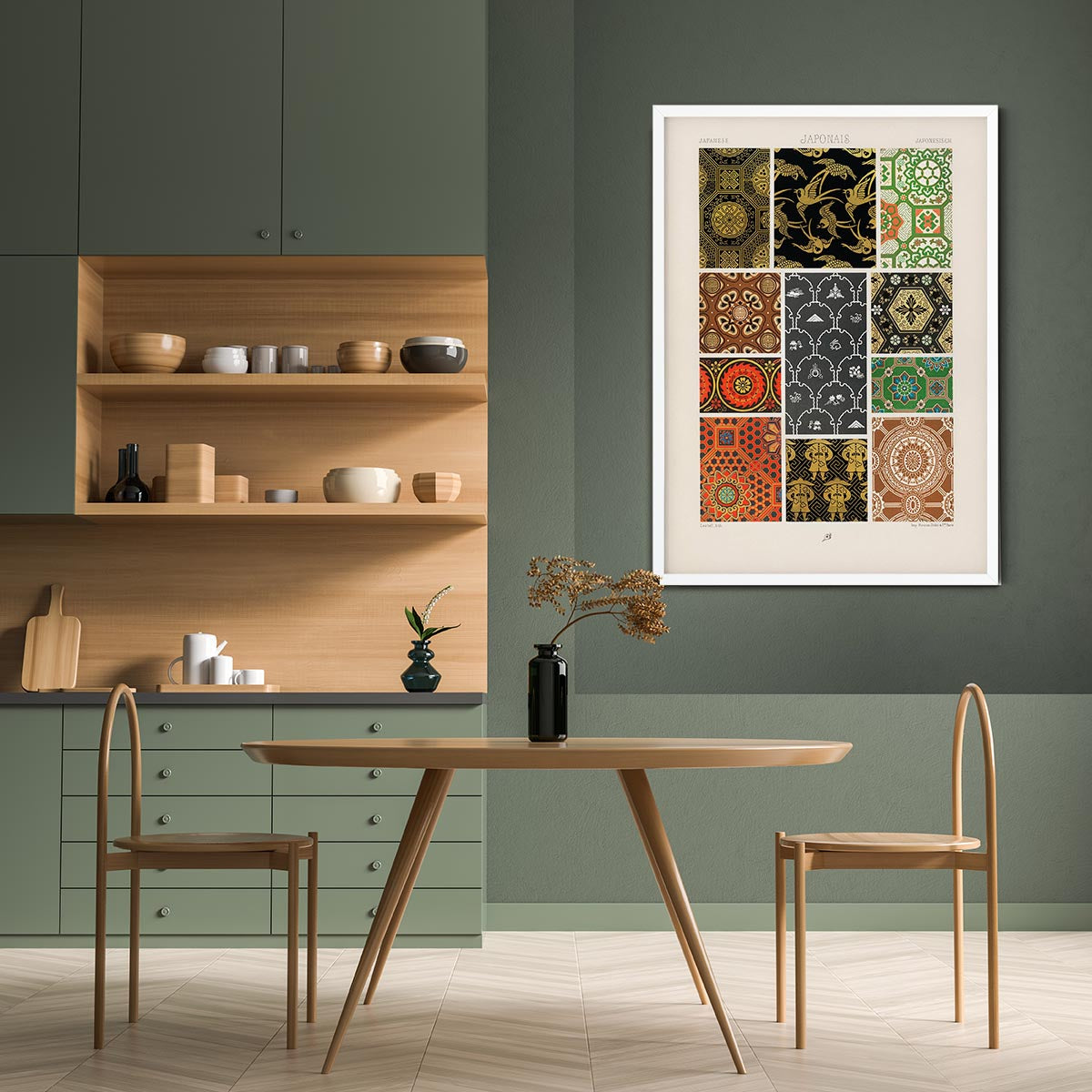 Japanese Engraving Poster