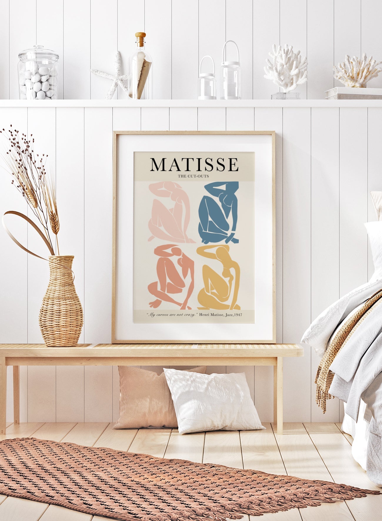 Cartel de la exposición de Henri Matisse, Desnudo azul II