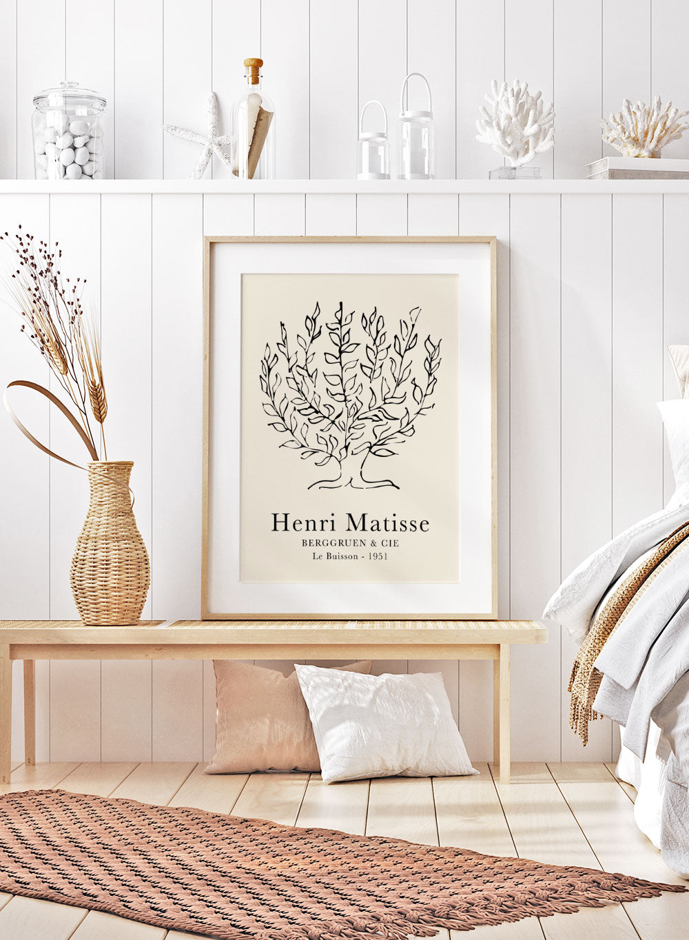 Bosquejo del árbol de Le Buisson 1951 de Henri Matisse Impresión