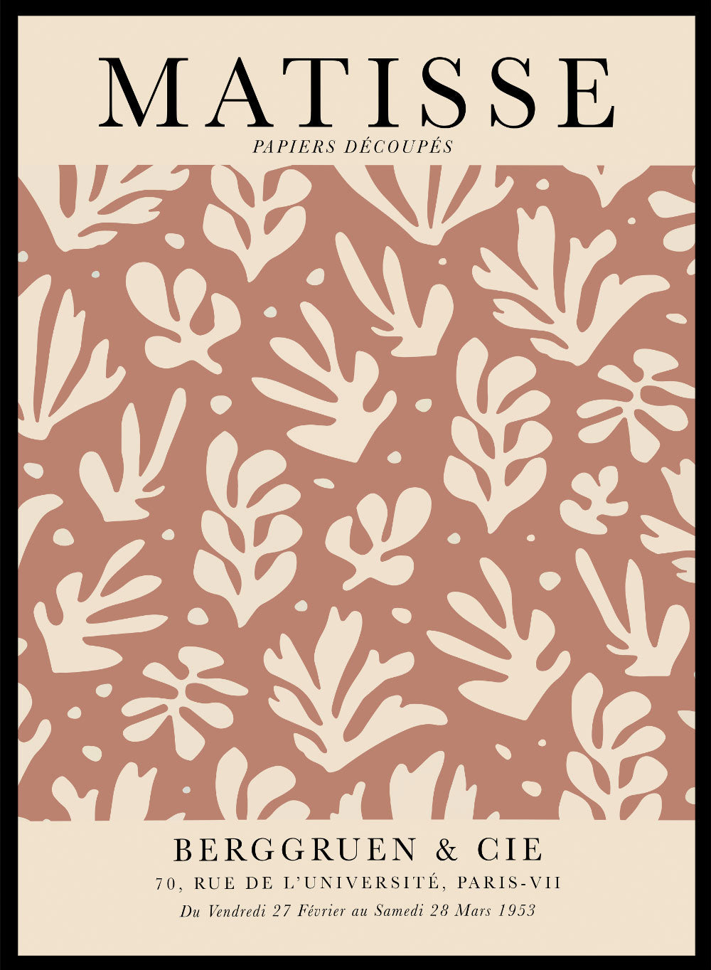 Henri Matisse, The Cut-Outs Series - Exhibition Poster No. 2