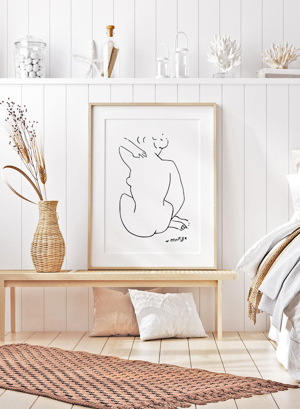 Boceto de figura desnuda de Henri Matisse