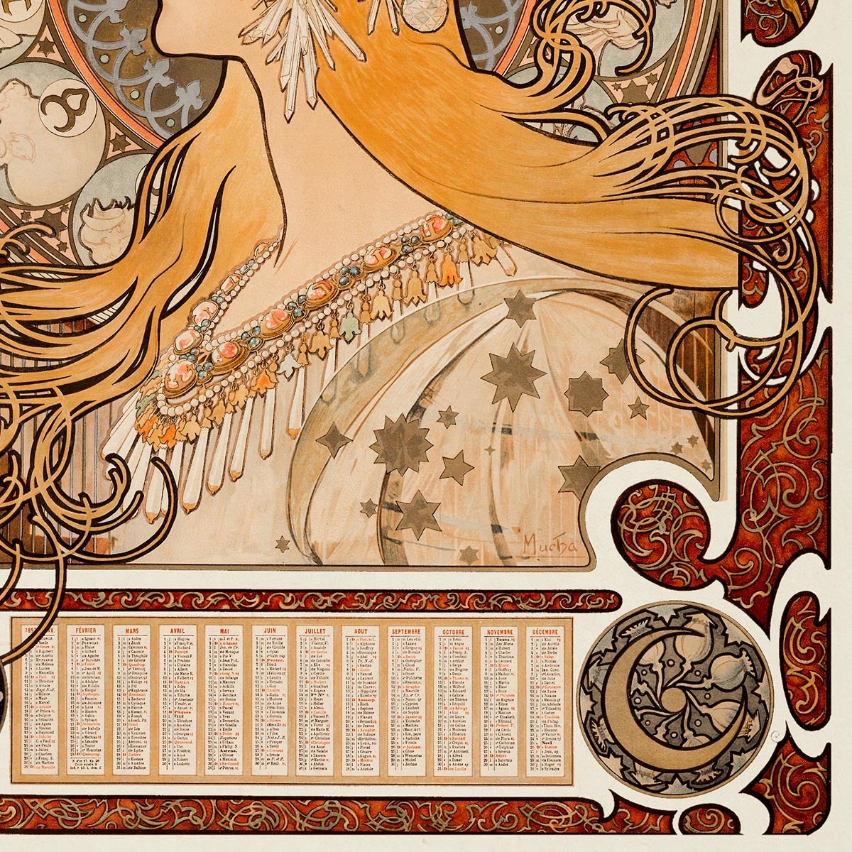 La pluma de Alphonse Mucha
