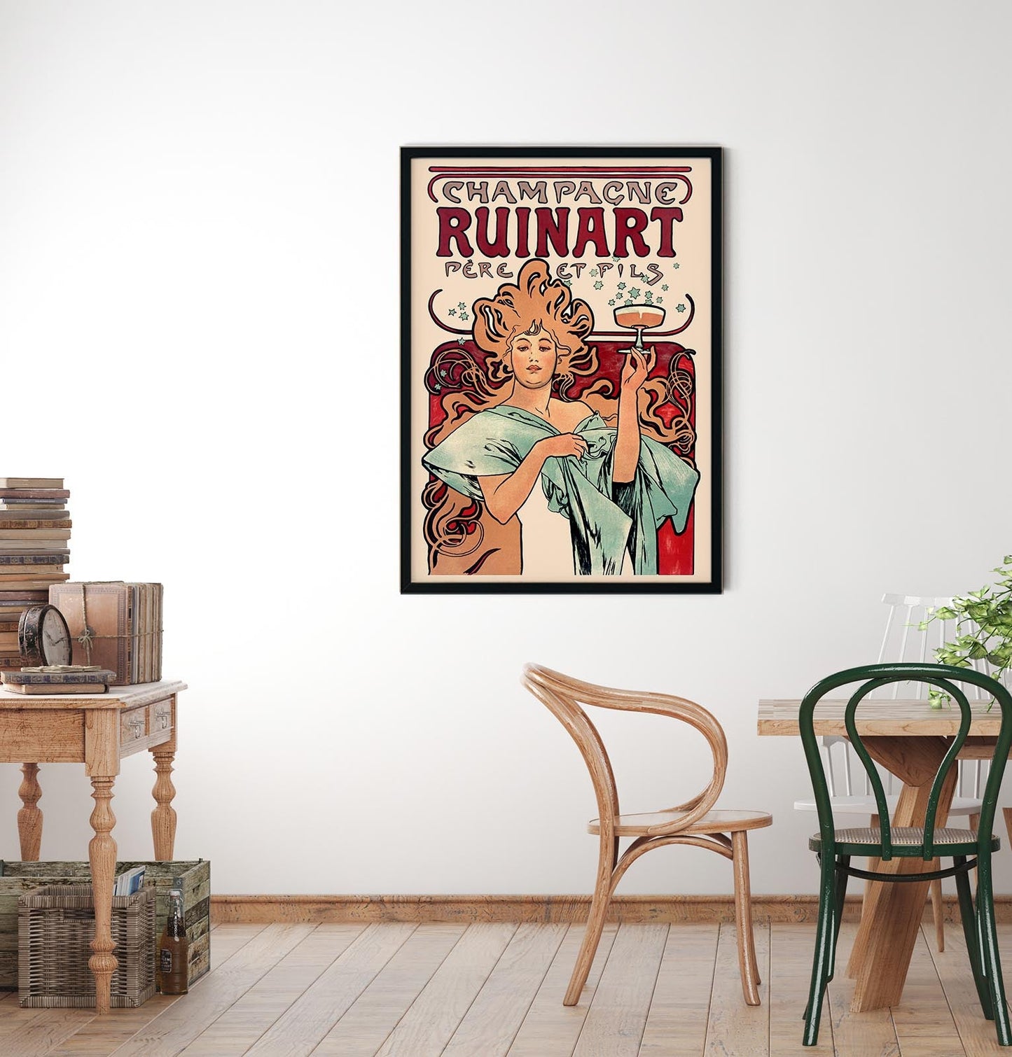 Champagne Ruinart de Alphonse Mucha