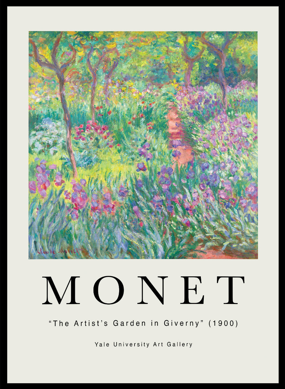El jardín del artista en Giverny, de Monet