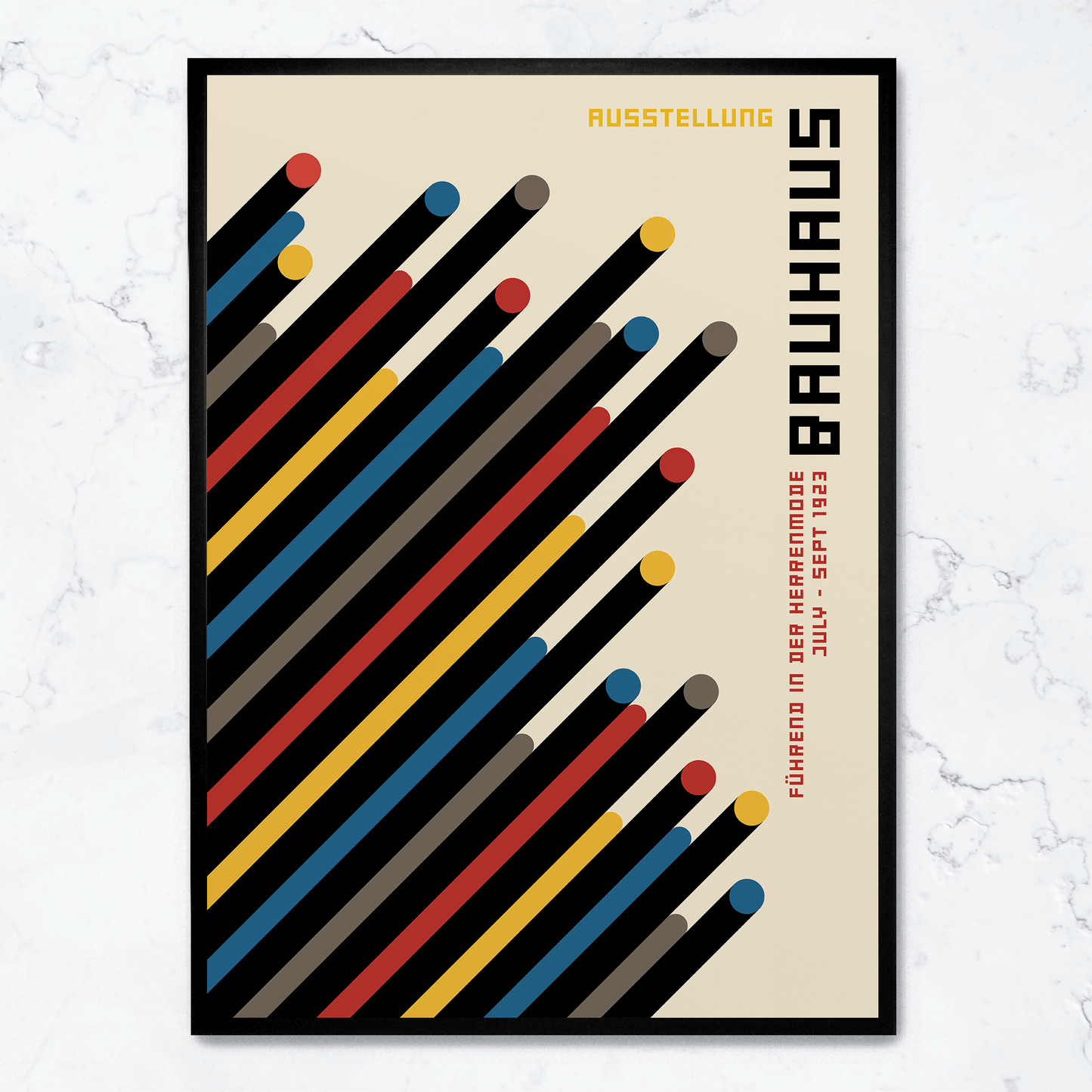 Líneas Bauhaus con puntos