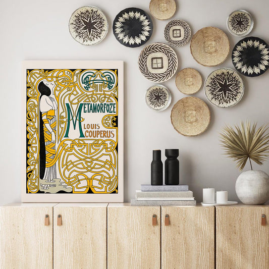 Metamorfoze Colored Vintage Poster II by Jan Toorop