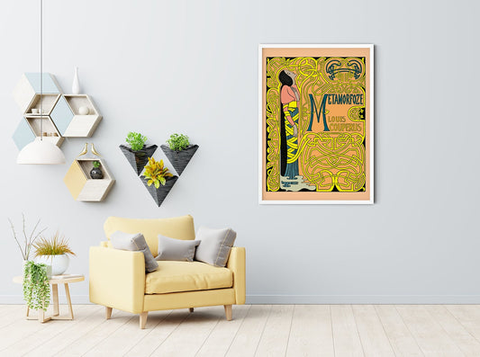 Póster vintage en color Metamorfoze de Jan Toorop