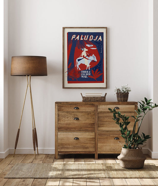 Póster vintage de Paludja de Martin Horwitz