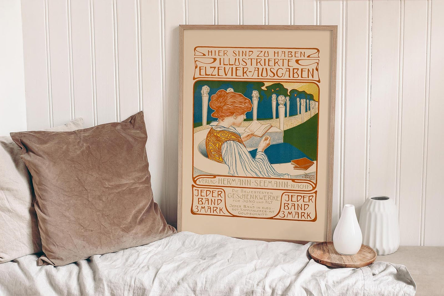 Niña leyendo de Walter Tiemann