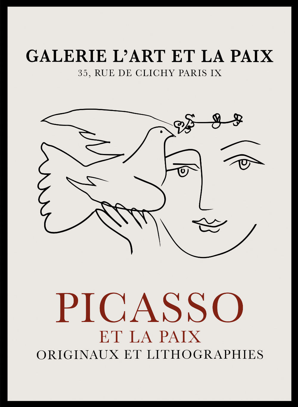 Rostro de la paz 1950 de Pablo Picasso