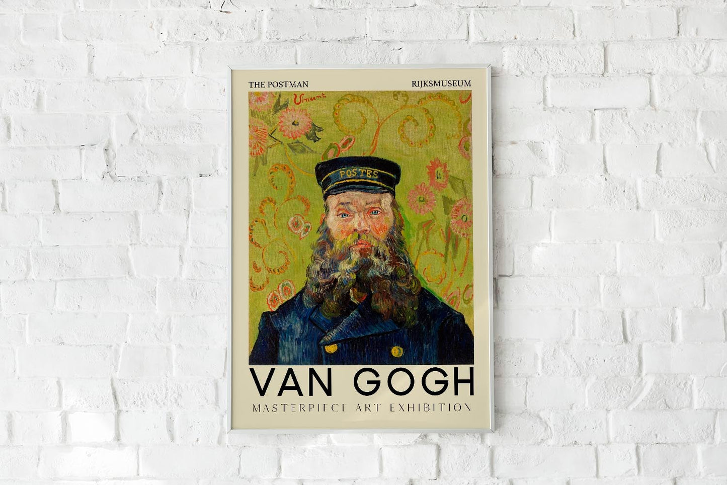 Póster artístico de El cartero de Van Gogh
