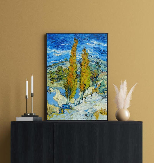 The Poplars at Saint-Rémy by Van Gogh