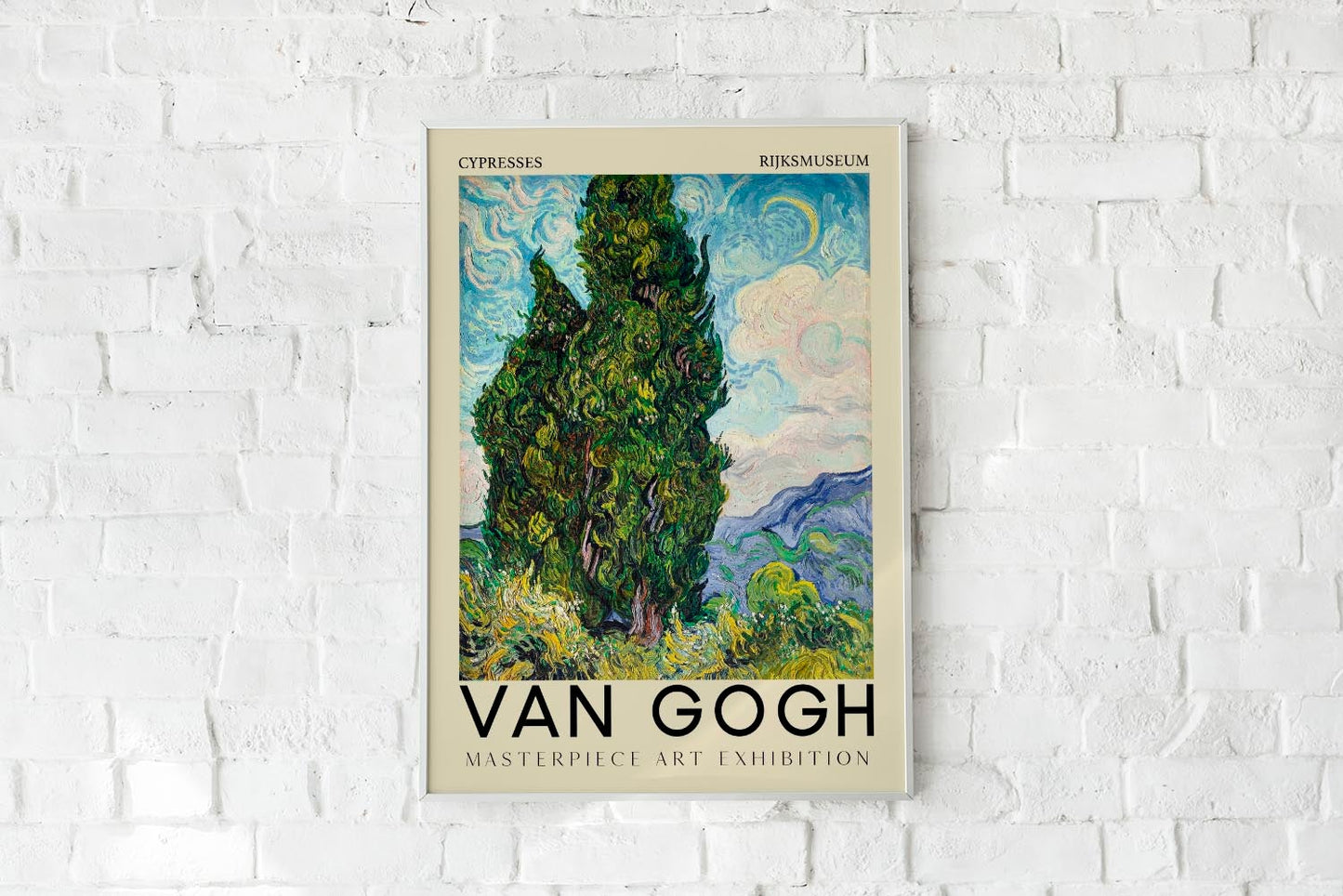 Cipreses de Vincent Van Gogh