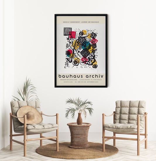 Cartel de la exposición Pequeños mundos nº 5 de Wassily Kandinsky